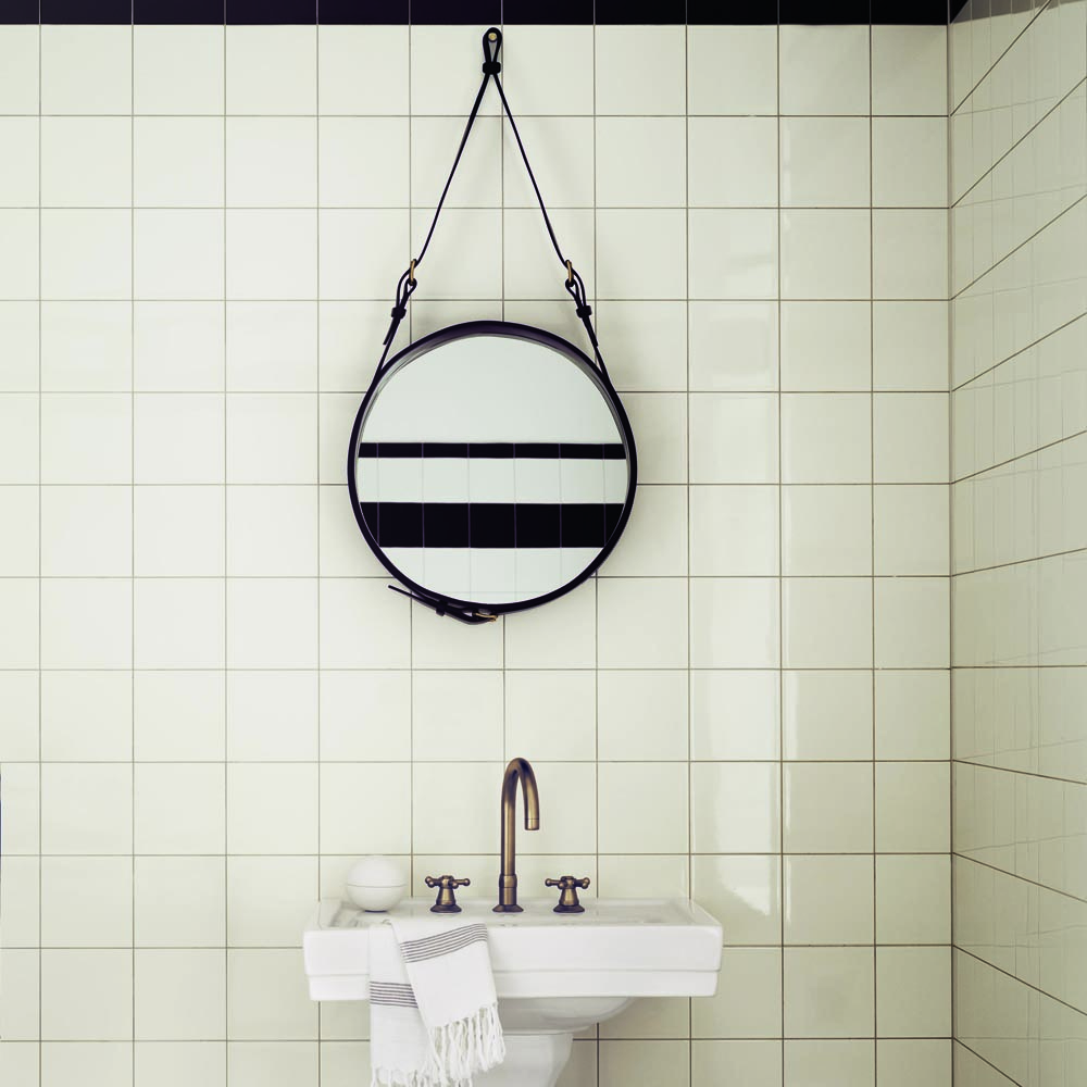 Adnet Round Mirror